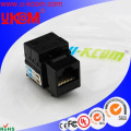 Alta qualidade preto rj45 Cat6 utp modular keystone jack